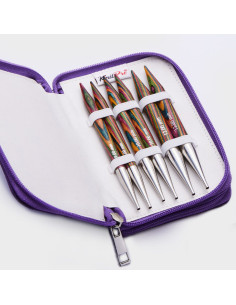 Kit de agujas circulares para tejer KnitPro Chunky Symfonie Wood 2