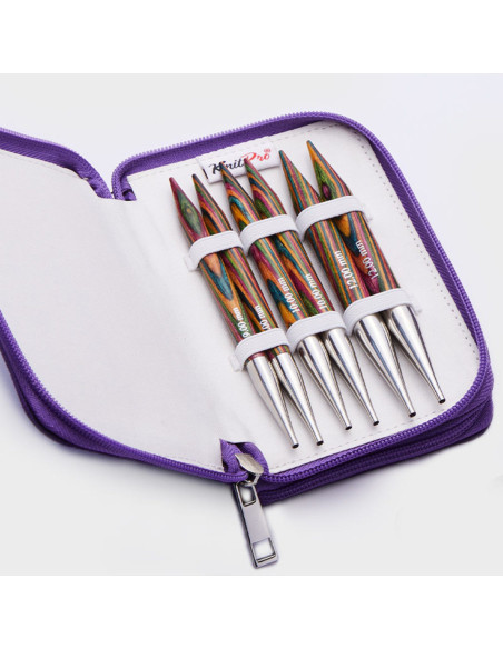 Kit de agujas circulares para tejer KnitPro Chunky Symfonie Wood
