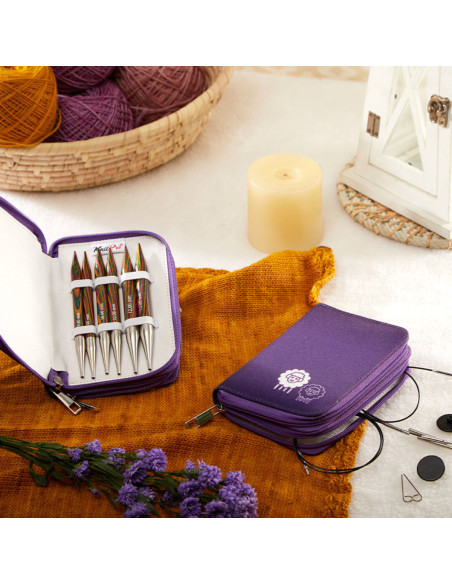 Kit de agujas circulares para tejer KnitPro Chunky Symfonie Wood
