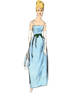 Patrón de vestido vintage - Vogue 2082