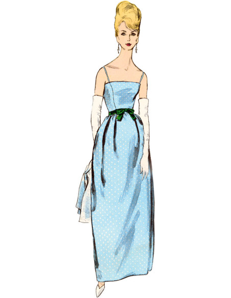 Patrón de vestido vintage - Vogue 2082