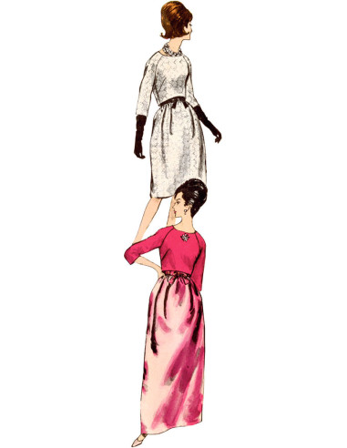 Patrón de vestido vintage - Vogue 2082