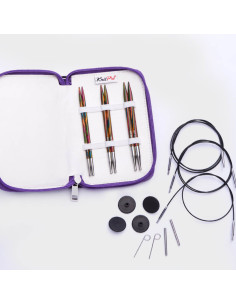 Kit de agujas circulares para tejer KnitPro Starter Symfonie Wood