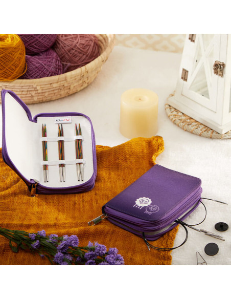 Kit de agujas circulares para tejer KnitPro Starter Symfonie Wood