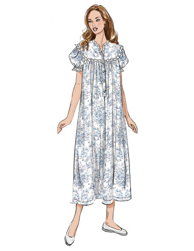 Patrón de camisa - Butterick 7015