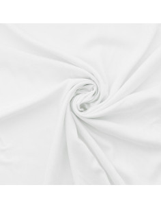 Tejido popelina de viscosa - Blanco