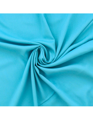 Tejido popelina de viscosa - Turquesa