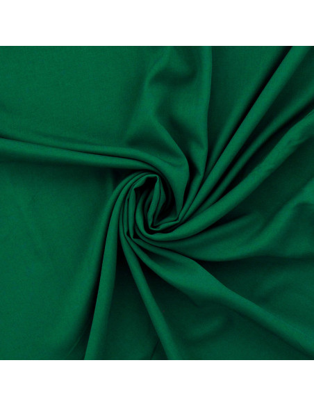Tejido popelina de viscosa - Verde