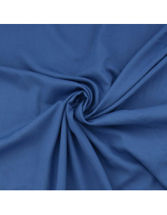 Tejido popelina de viscosa - Azul