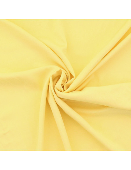 Tejido popelina de viscosa - Amarillo pálido