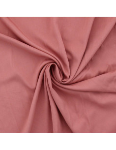 Tejido popelina de viscosa - Rosa palo