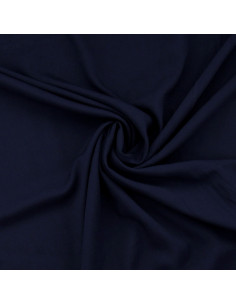 Tejido popelina de viscosa - Azul marino