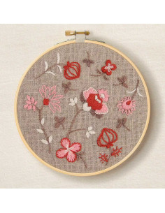Kit de bordado - Flores indias 2