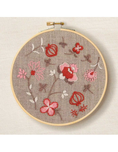 Kit de bordado - Flores indias