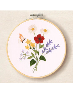 Kit de bordado - Magníficas flores de verano 2