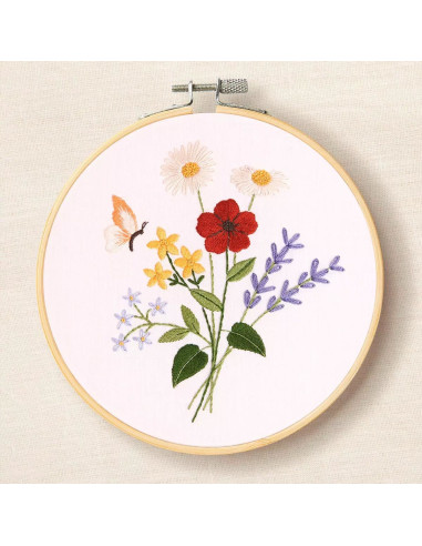 Kit de bordado - Magníficas flores de verano