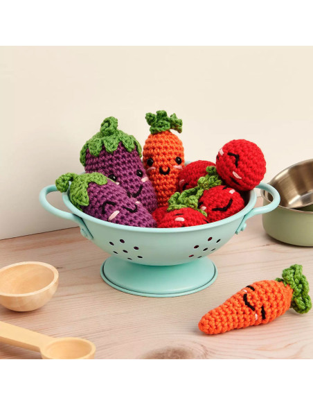Kit amigurumi - Nuestros amigos los vegetales