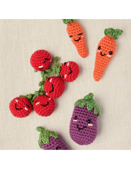 Kit amigurumi - Nuestros amigos los vegetales