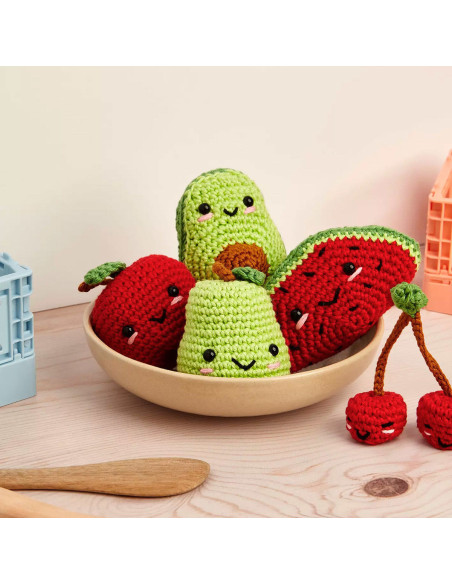 Kit amigurumi - Nuestros amigos los frutos