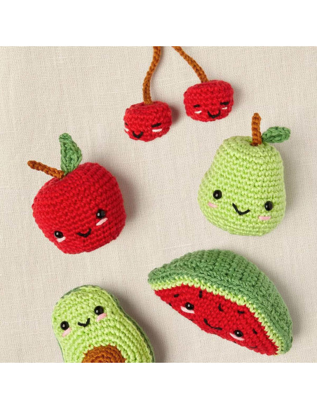 Kit amigurumi - Nuestros amigos los frutos