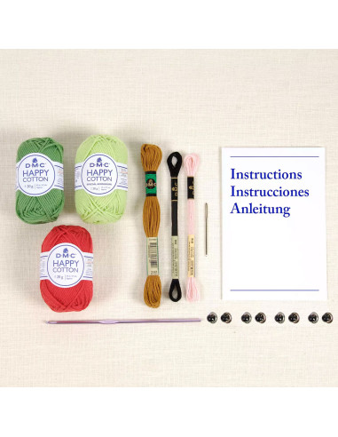 Kit amigurumi - Nuestros amigos los frutos