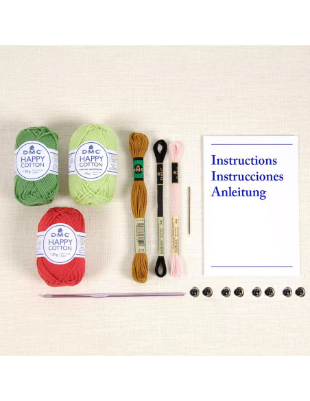 Kit amigurumi - Nuestros amigos los frutos