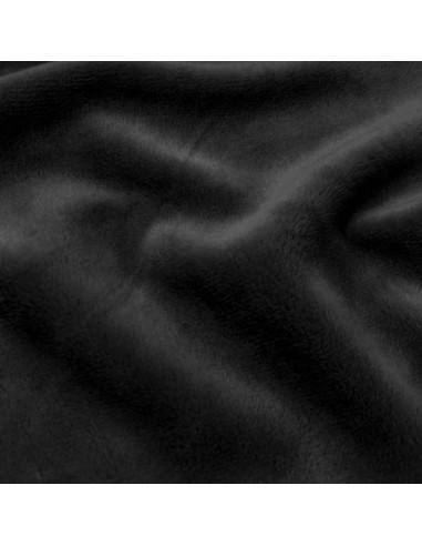 Tejido minky liso - Negro