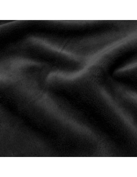 Tejido minky liso - Negro