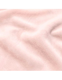 Tejido minky liso - Rosa