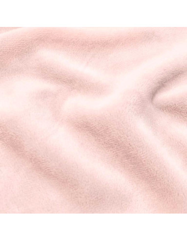 Tejido minky liso - Rosa