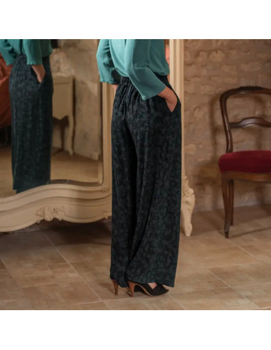 Tejido viscosa Craie Dark - Églantine & Zoé