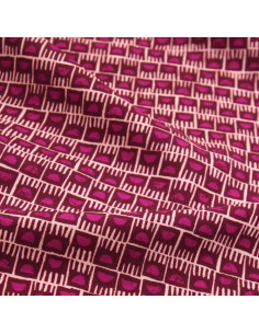 Tejido de viscosa Dam Rosa Magenta - Églantine & Zoé
