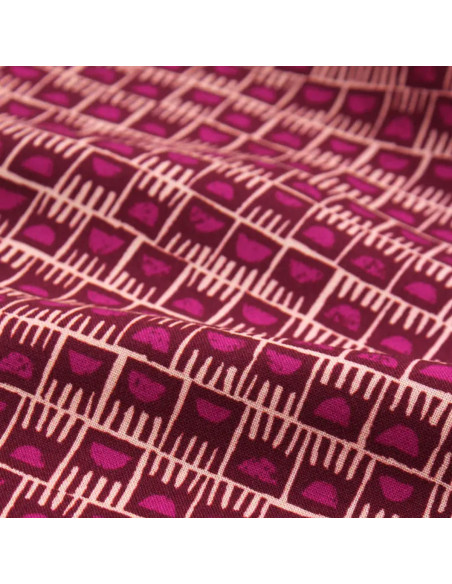 Tejido de viscosa Dam Rosa Magenta - Églantine & Zoé