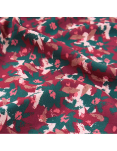 Tejido viscosa Edel Rojo Ladrillo - Églantine & Zoé