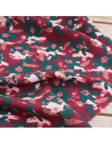 Tejido viscosa Edel Rojo Ladrillo - Églantine & Zoé