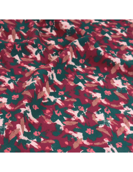 Tejido viscosa Edel Rojo Ladrillo - Églantine & Zoé