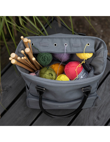 Bolsa de mano para tejer y crochet Durable