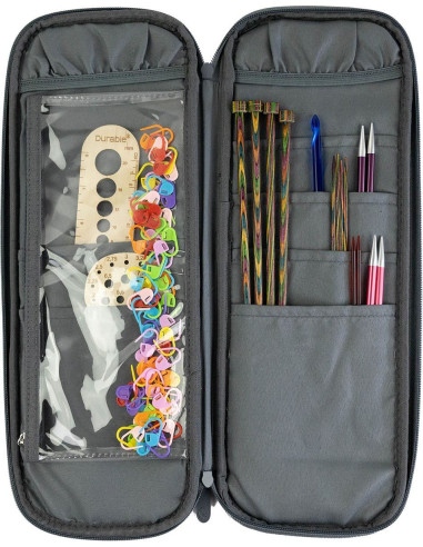 Estuche de almacenamiento para agujas y ganchillos Duradero