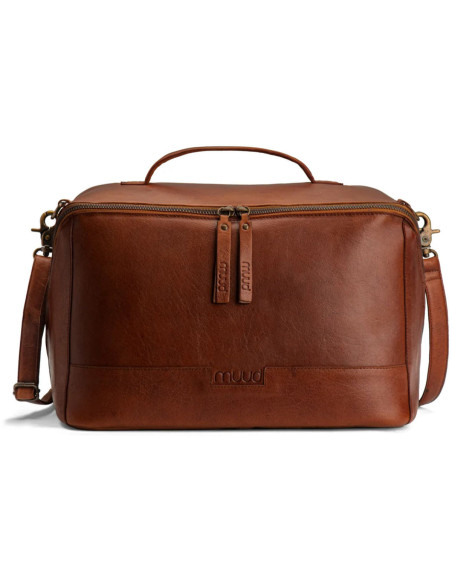Bolso bandolera Muud Cleo XL - Marrón Rico
