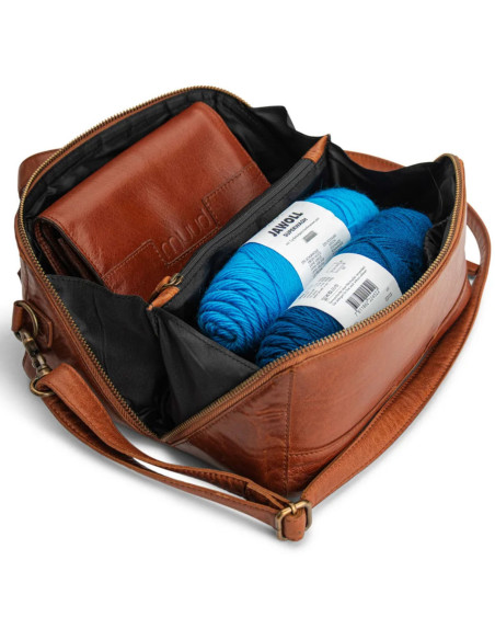 Bolso bandolera Muud Cleo - Marrón Rico