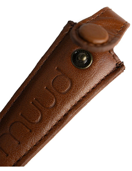 Funda de protección de cuero para tijeras de bordar Muud Espoo - Marrón Rico