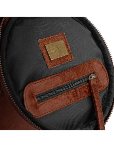 Bolsa de almacenamiento de cuero para tejido Muud Saturn edición limitada - Marrón Rico
