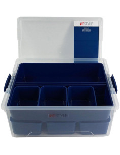 Caja de almacenamiento MAXI con 7 organizadores en dos niveles Restyle 2