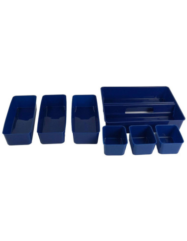 Caja de almacenamiento MAXI con 7 organizadores en dos niveles Restyle