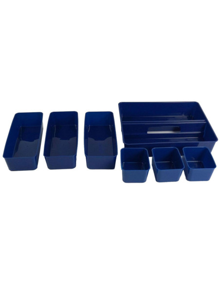 Caja de almacenamiento MAXI con 7 organizadores en dos niveles Restyle