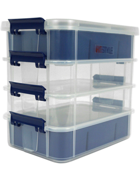 Caja de almacenamiento de 4 niveles apilables Restyle