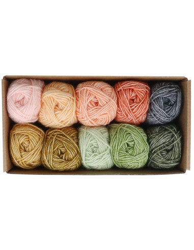 Caja de 10 ovillos Scheepjes Stone Washed Colour Pack - Intenciones