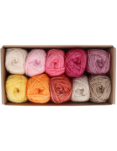 Caja de 10 ovillos Scheepjes Stone Washed Colour Pack - Manifest