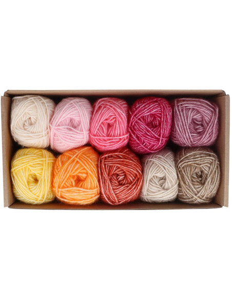 Caja de 10 ovillos Scheepjes Stone Washed Colour Pack - Manifest