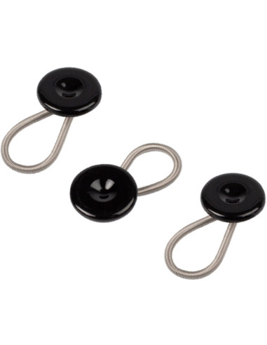 Juego de 3 botones de extensión - Negro